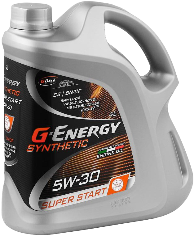 Моторное масло G-Energy Synthetic Super Start SAE 5W-30, 4л